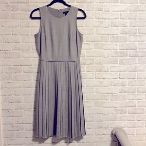 J Crew pleat sleeveless dress